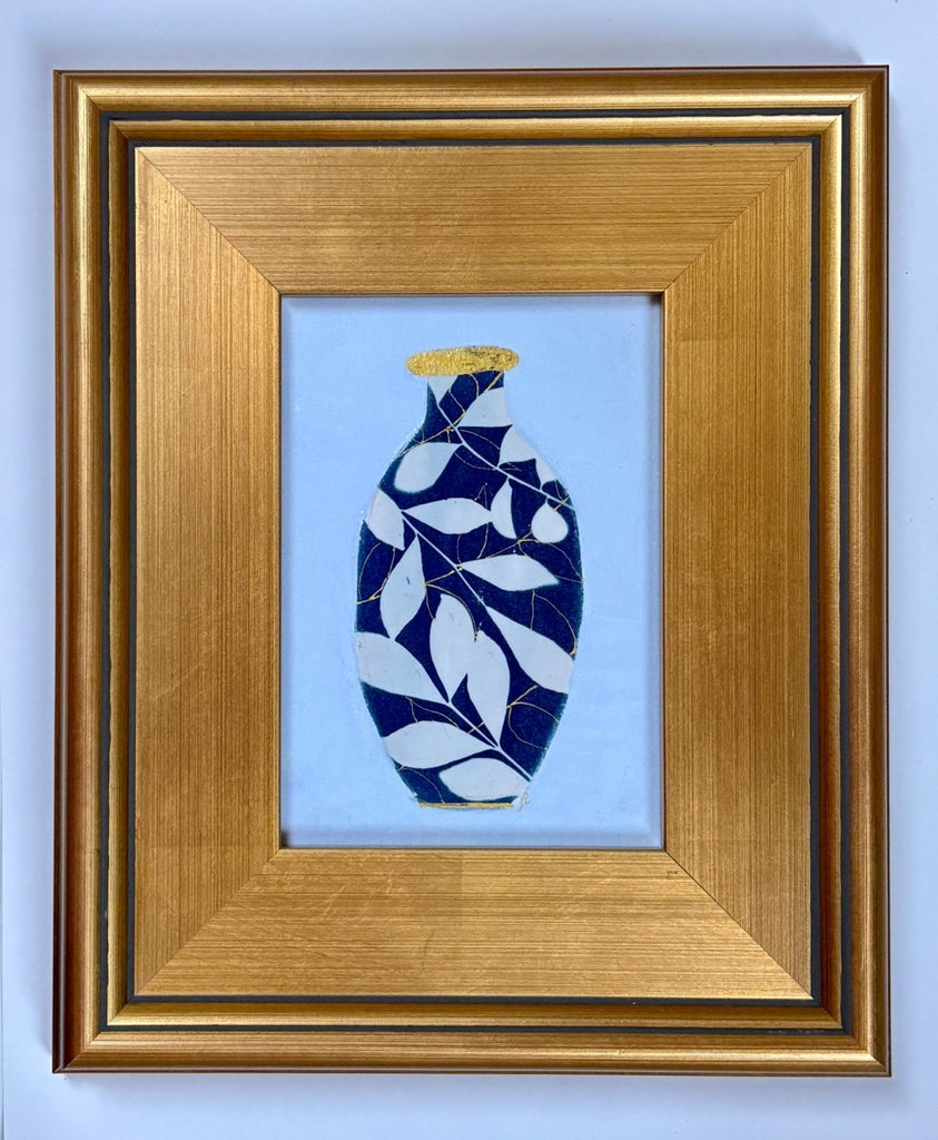 Simple Leaves | 12" h x 10" w | Framed - Liza Pruitt