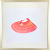 Single Shell in Coral | 8" h x 8" w | Framed - Liza Pruitt