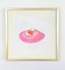 Single Shell in Pink | 8" h x 8" w | Framed - Liza Pruitt