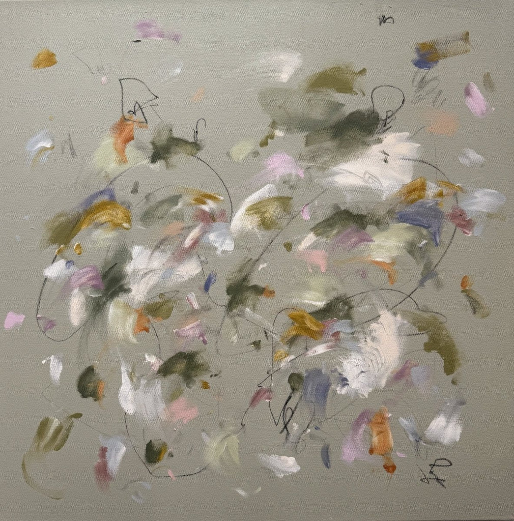 Sit With It | 24" h x 24" w - Liza Pruitt