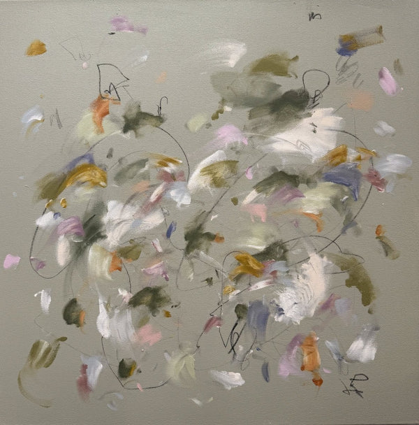 Sit With It | 24" h x 24" w - Liza Pruitt