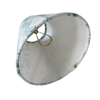 Sky Blue Sconce Shade in Sabal Stripe - Liza Pruitt