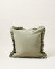 Slubby Cotton Ruffle Pillow - Liza Pruitt