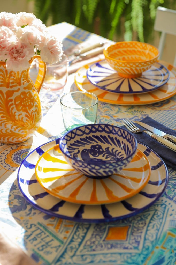 Small bowl with hand painted designs - Liza Pruitt
