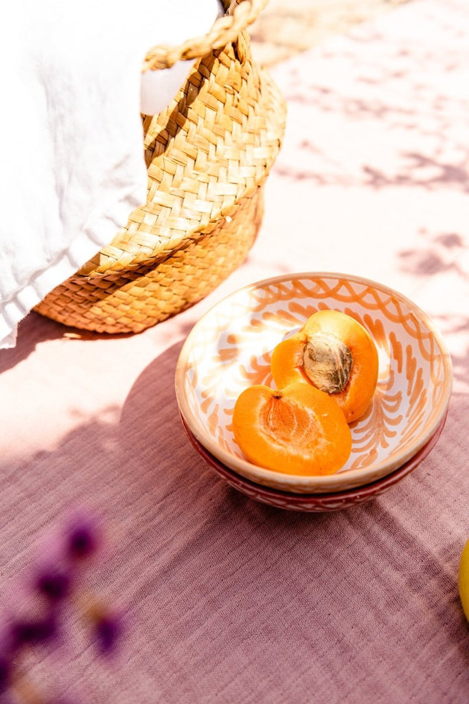 Small bowl with hand painted designs - Liza Pruitt