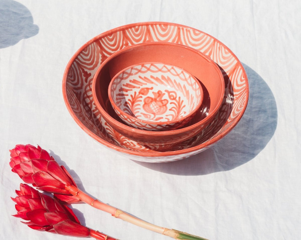 Small bowl with hand painted designs - Liza Pruitt
