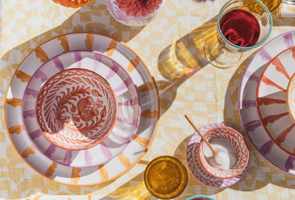 Small bowl with hand painted designs - Liza Pruitt