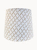 Small Empire Lampshade in Croix - 10 inch - Liza Pruitt