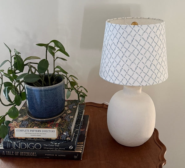 Small Empire Lampshade in Croix - 10 inch - Liza Pruitt