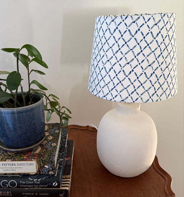 Small Empire Lampshade in Croix - 10 inch - Liza Pruitt