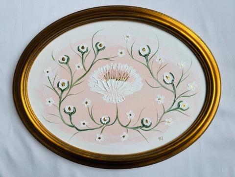 Small Pink Lotus | 14.25" h x 18.25" | Framed - Liza Pruitt