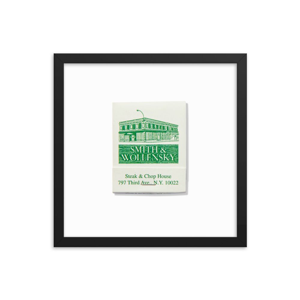 Smith & Wollensky Framed Print - Liza Pruitt