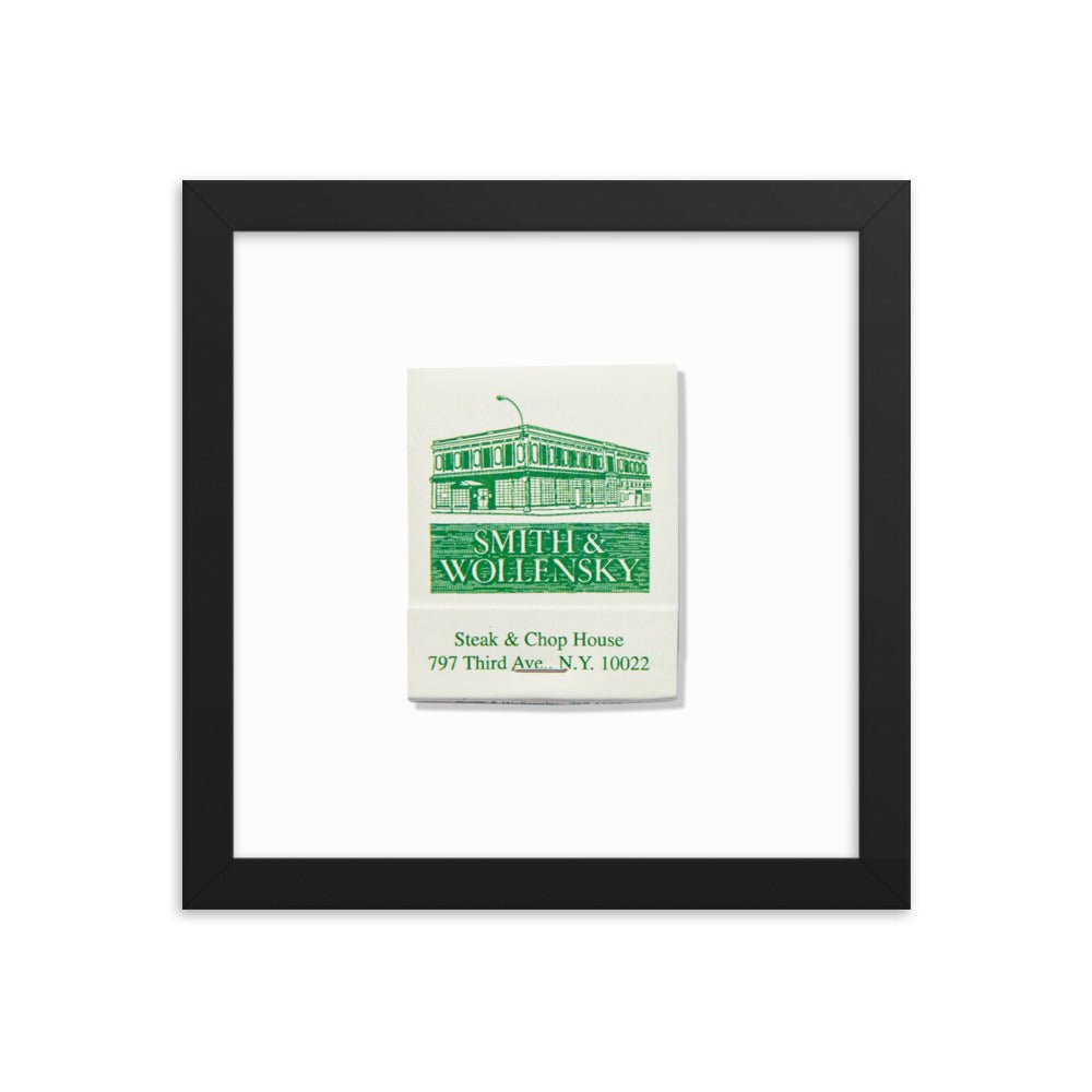 Smith & Wollensky Framed Print - Liza Pruitt
