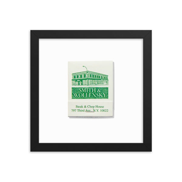 Smith & Wollensky Framed Print - Liza Pruitt