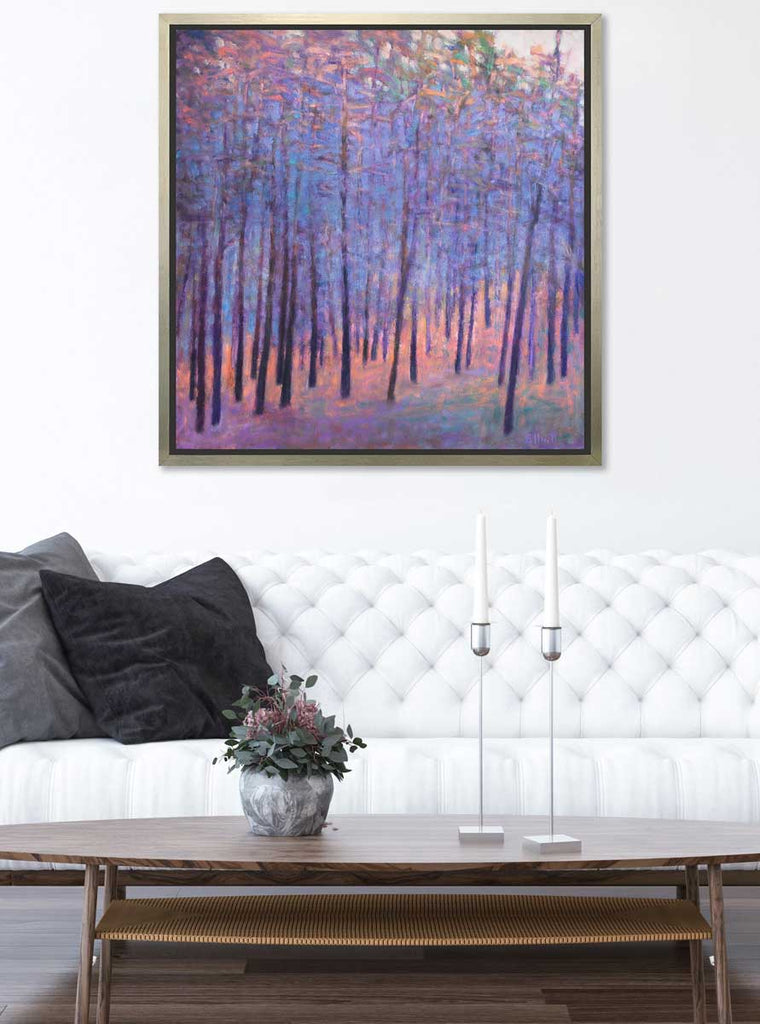 Soft Forest Blues - Open Edition Canvas Print - Liza Pruitt