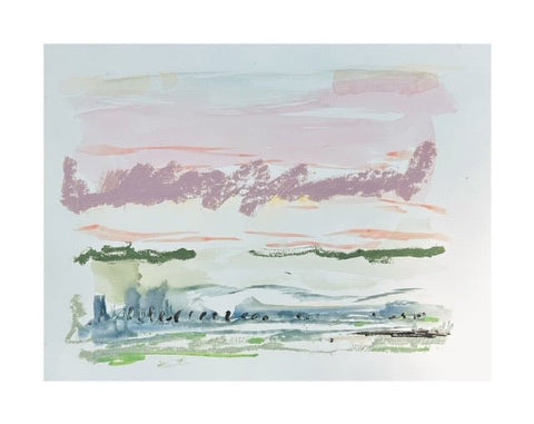 Soft Glow of Goodbye | 18" h x 24" w - Liza Pruitt