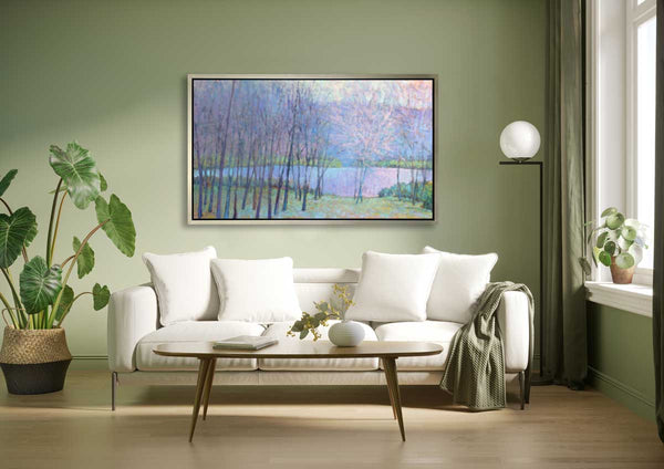 Soft Light on the Pond - Open Edition Canvas Print - Liza Pruitt