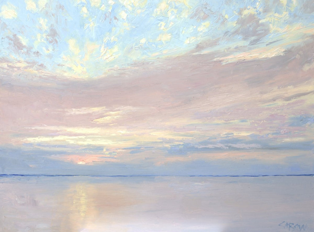 Softly Setting | 40" h x 30" w - Liza Pruitt