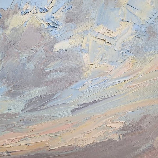 Softly Setting | 40" h x 30" w - Liza Pruitt