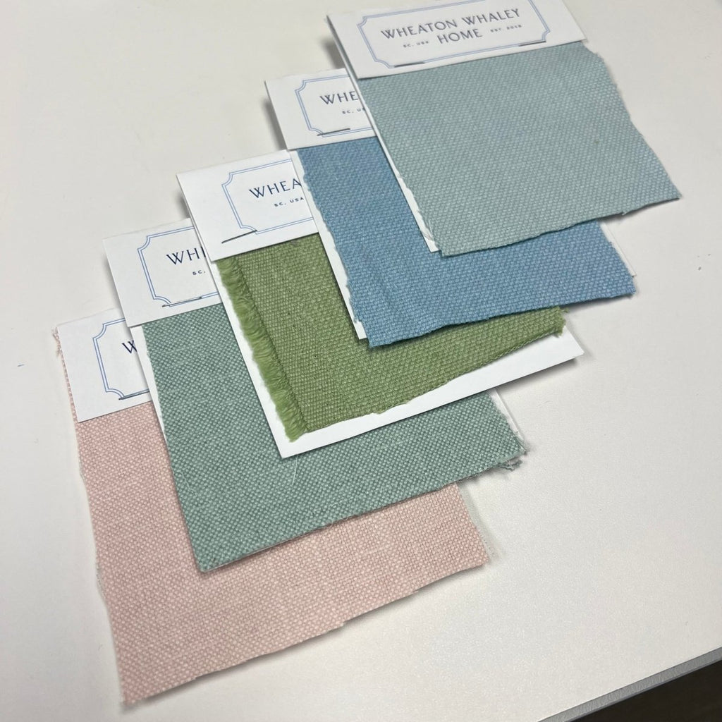 Solid Pastel Cotton Drapery Panel - Liza Pruitt