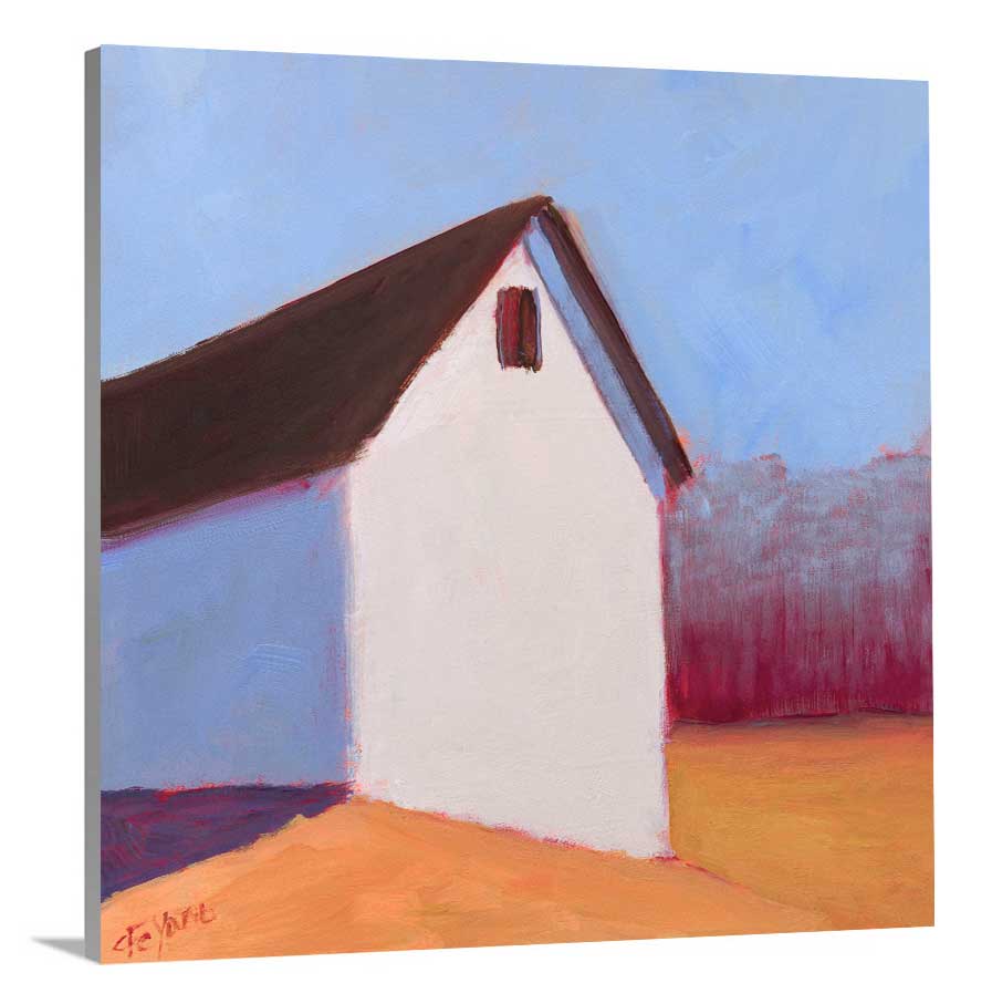 Solitary Barn - Open Edition Canvas Print - Liza Pruitt