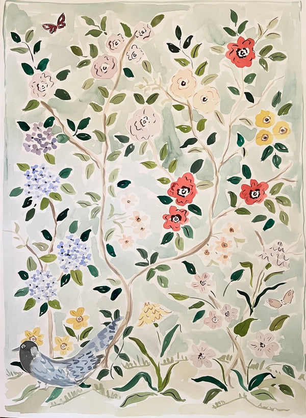 Songbird's Garden No. 1, Original 22x30 - Liza Pruitt