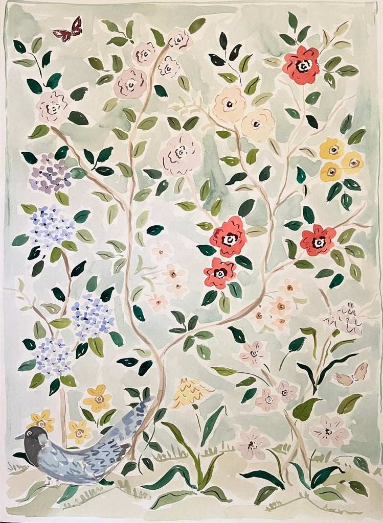 Songbird's Garden No. 1, Original 22x30 - Liza Pruitt