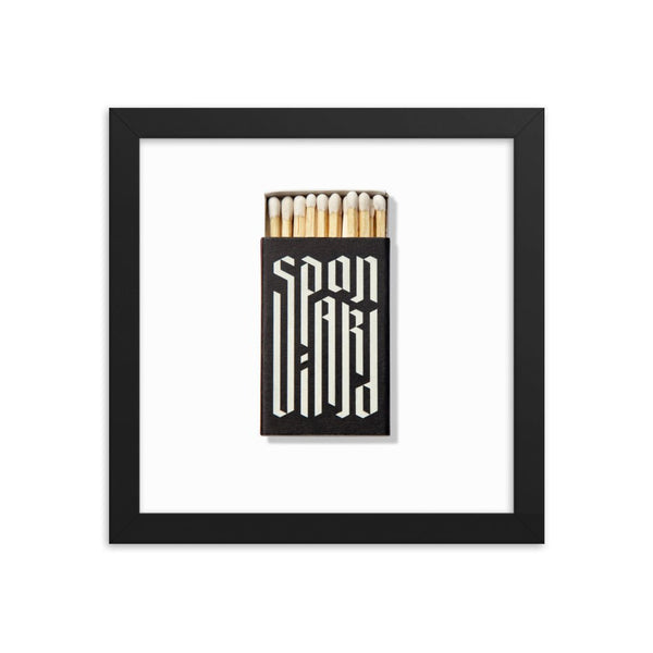 Spaniard Matchbox Framed Print - Liza Pruitt