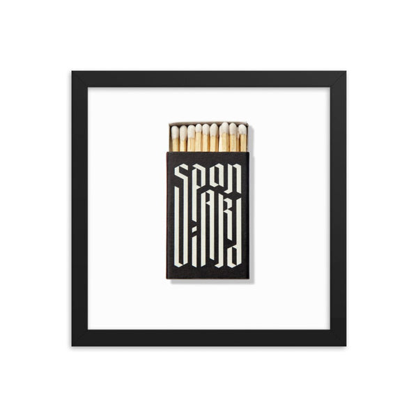 Spaniard Matchbox Framed Print - Liza Pruitt