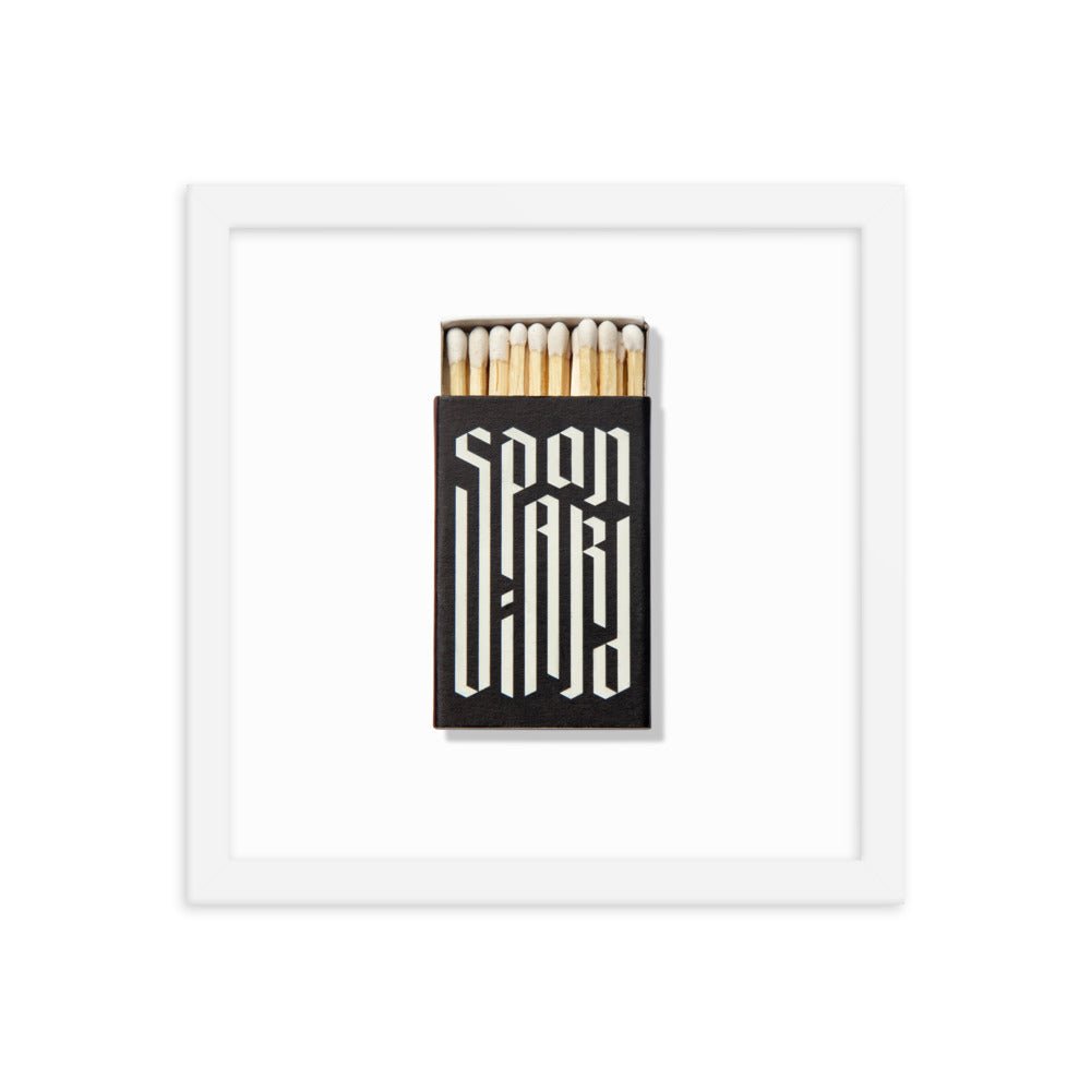 Spaniard Matchbox Framed Print - Liza Pruitt
