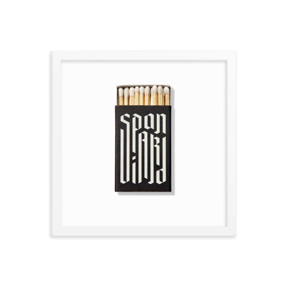 Spaniard Matchbox Framed Print - Liza Pruitt