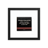 Sparks Steak House Matchbox Framed Print - Liza Pruitt