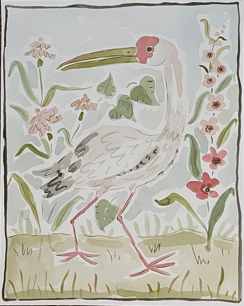 Spoonbill in Pink, Original 16x20 - Liza Pruitt