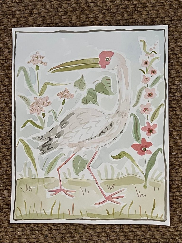 Spoonbill in Pink, Original 16x20 - Liza Pruitt