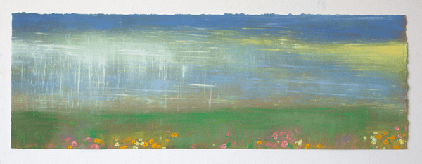 Spring Rain on the Prairie | 10" h x 30" w - Liza Pruitt