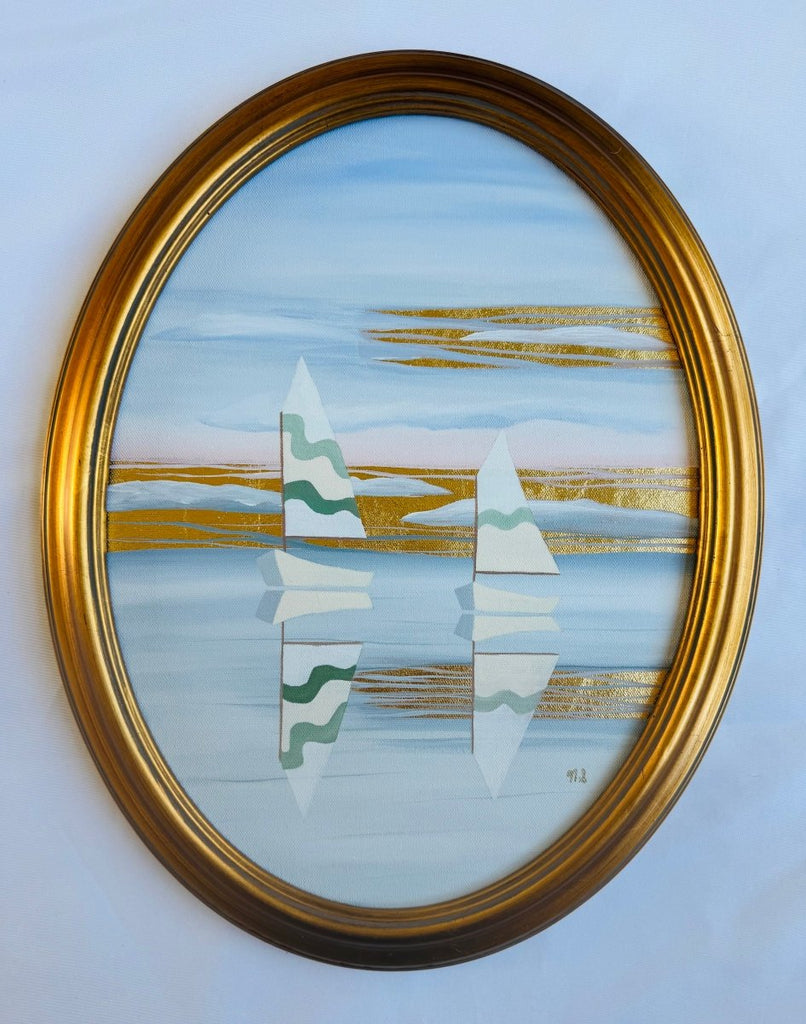 Squiggles | 18.25" h x 14.25" w| Framed - Liza Pruitt