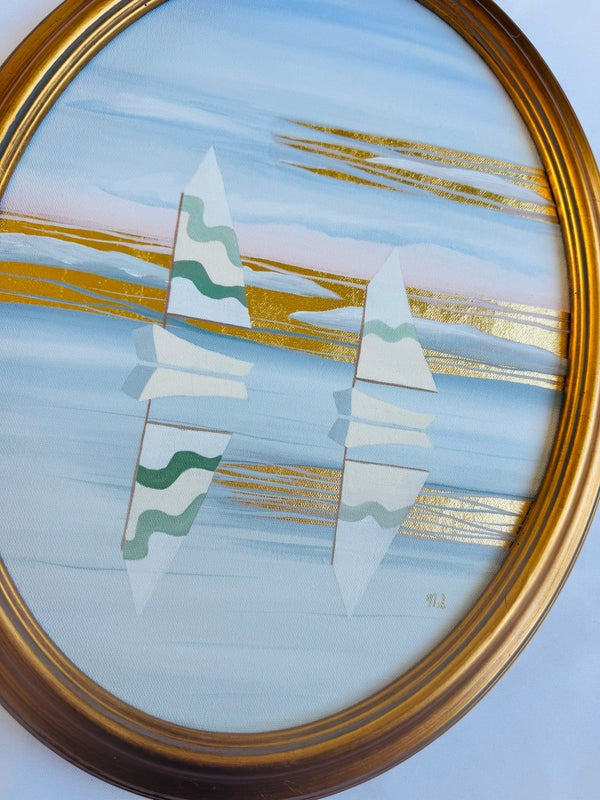 Squiggles | 18.25" h x 14.25" w| Framed - Liza Pruitt