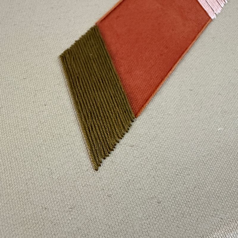 Stone With Olive Band | 10" h x 10" w - Liza Pruitt