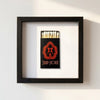 Strip House Matchbox Framed Print - Liza Pruitt