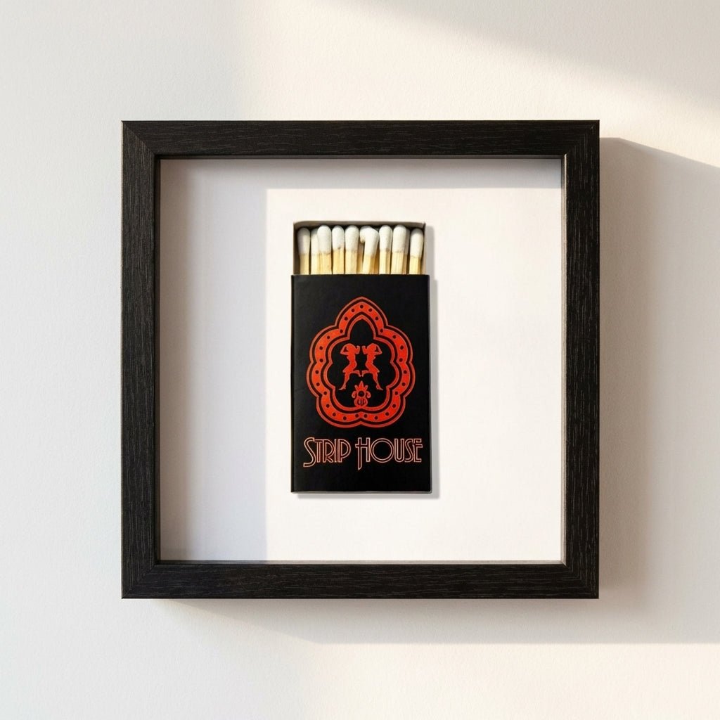 Strip House Matchbox Framed Print - Liza Pruitt