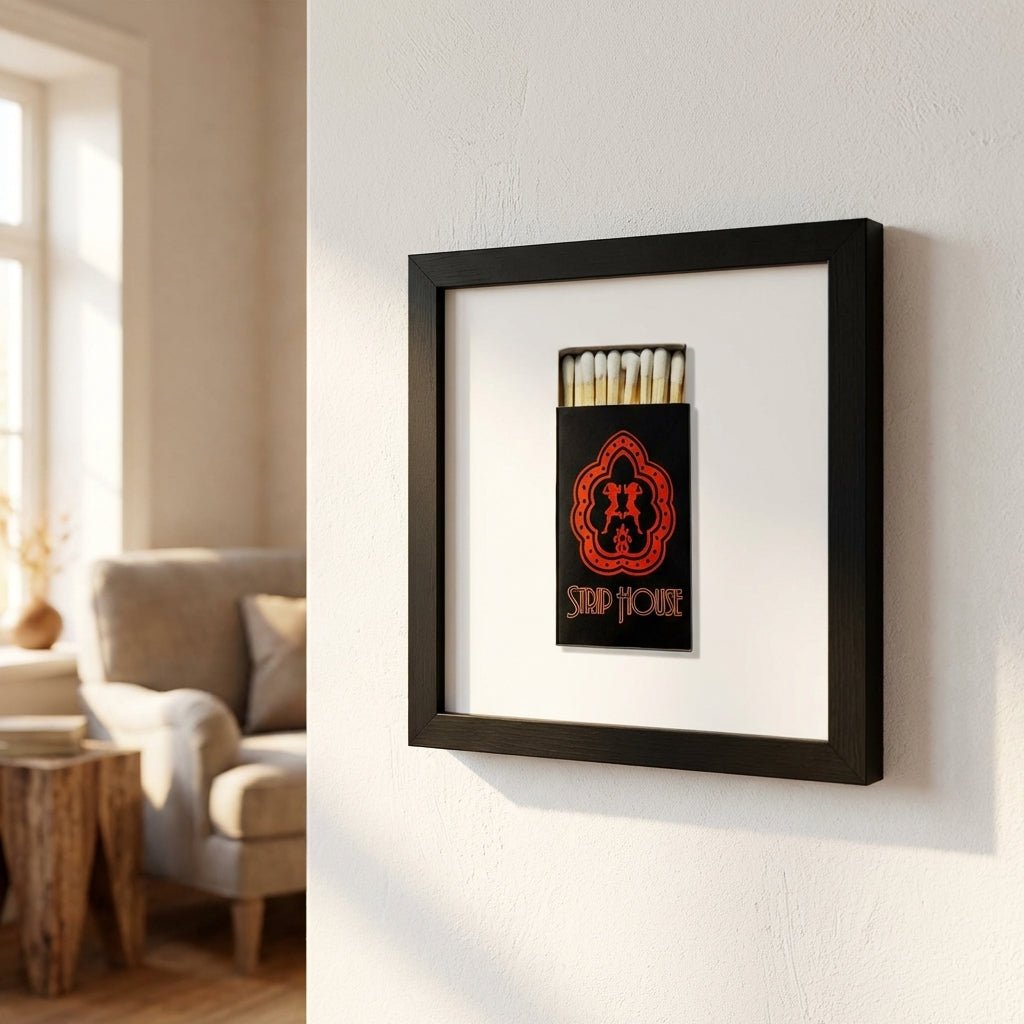 Strip House Matchbox Framed Print - Liza Pruitt