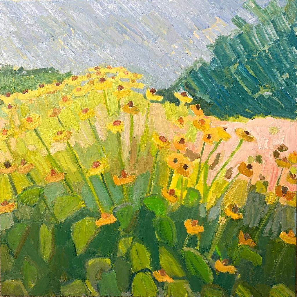 Summer flowers | 30" h x 30" w - Liza Pruitt