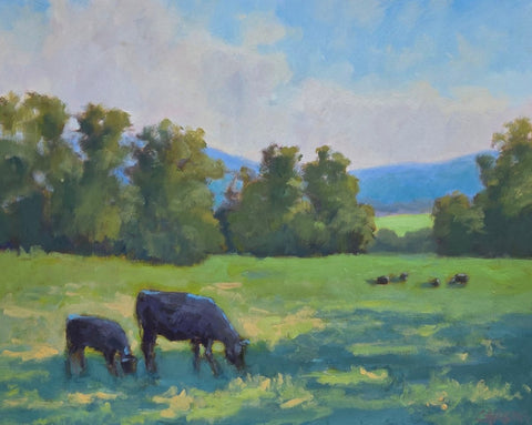 Summer Grazing | 24" h x 30" w - Liza Pruitt