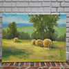 Summer Hay Bales | 30" h x 40" w - Liza Pruitt