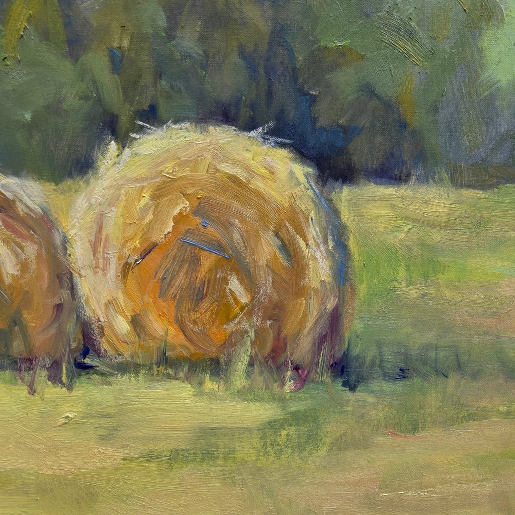 Summer Hay Bales | 30" h x 40" w - Liza Pruitt