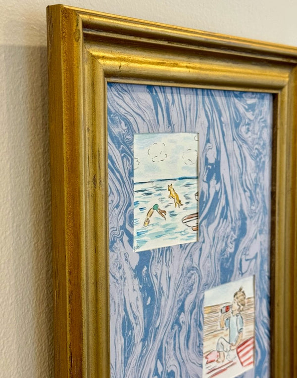 Summer Nostalgia | 12.5" h x 10.5" w | Framed - Liza Pruitt