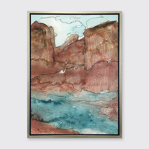 Summits - Open Edition Canvas Print - Liza Pruitt