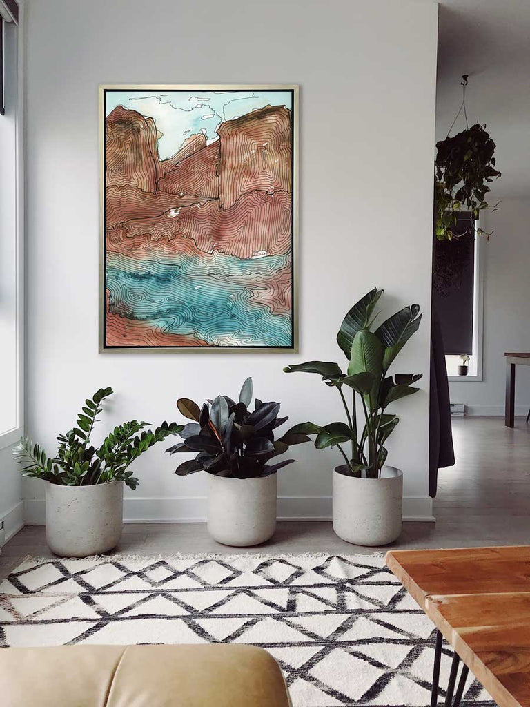 Summits - Open Edition Canvas Print - Liza Pruitt