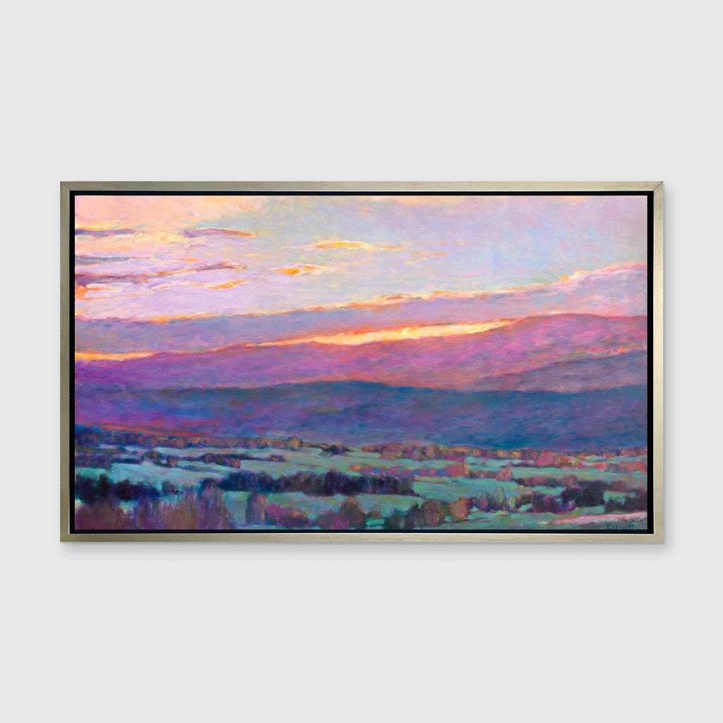 Sun Behind the Foothills - Limited Edition Canvas Print - Liza Pruitt