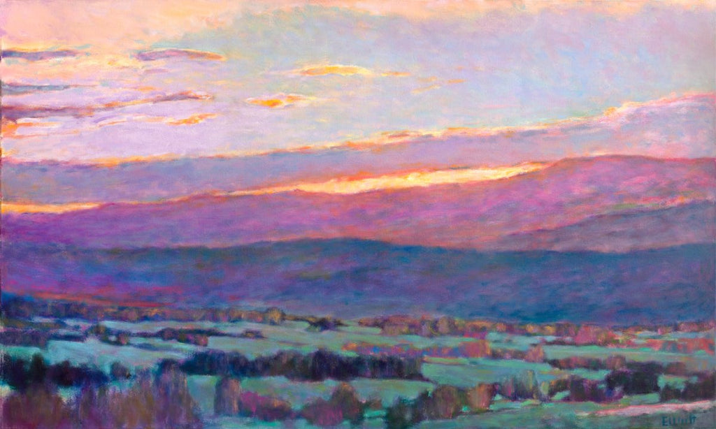 Sun Behind the Foothills - Limited Edition Canvas Print - Liza Pruitt